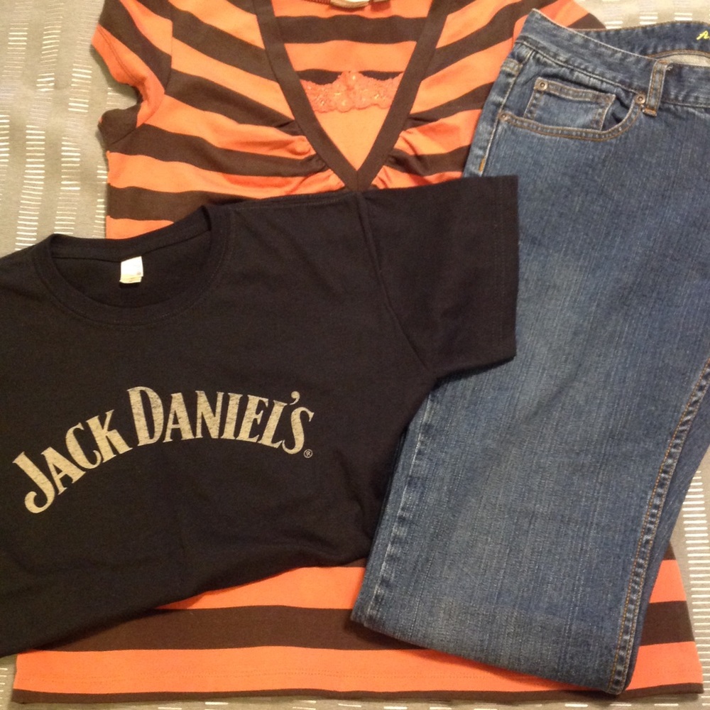 Women's jeans with tops